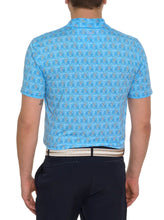 Load image into Gallery viewer, Iron Skull Short Sleeve Polo - Blue
