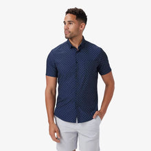 Load image into Gallery viewer, Leeward Classic Fit Short Sleeve - Navy Dot
